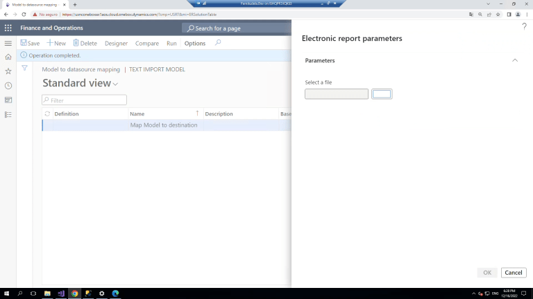 D365FO Electronic Reporting (GER) From Scratch part 1: Importing a text ...