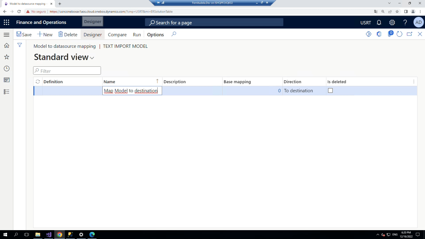 D365FO Electronic Reporting (GER) From Scratch part 1: Importing a text ...