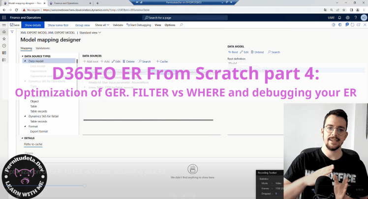 Electronic Reporting From Scratch part 4: Optimization of GER. FILTER vs WHERE and debugging your ER.