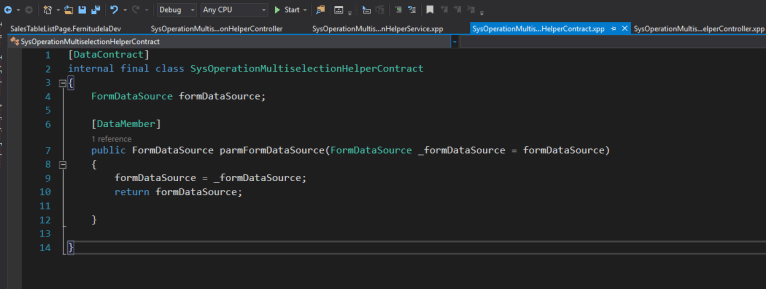 Deep dive into X++ SysOperation: Sending form multi-selected records in ...
