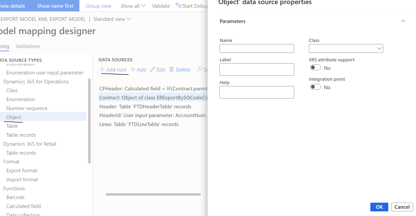 Execute D365FO Electronic Reporting from X++ code using parameters and ...