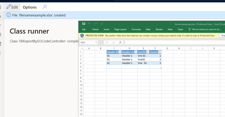 Execute D365FO Electronic Reporting from X++ code using parameters and ...