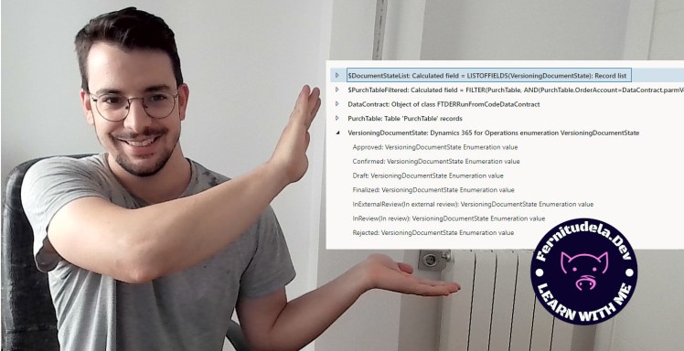 D365FO Base enums in ER (Electronic Reporting) model mapping. ListOfFields and GetEnumValueByName Functions.